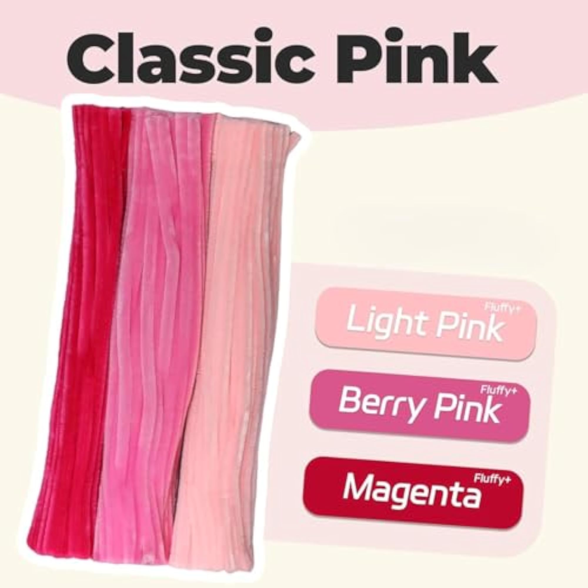 Chenille Stems Pipe Cleaners, 30cm